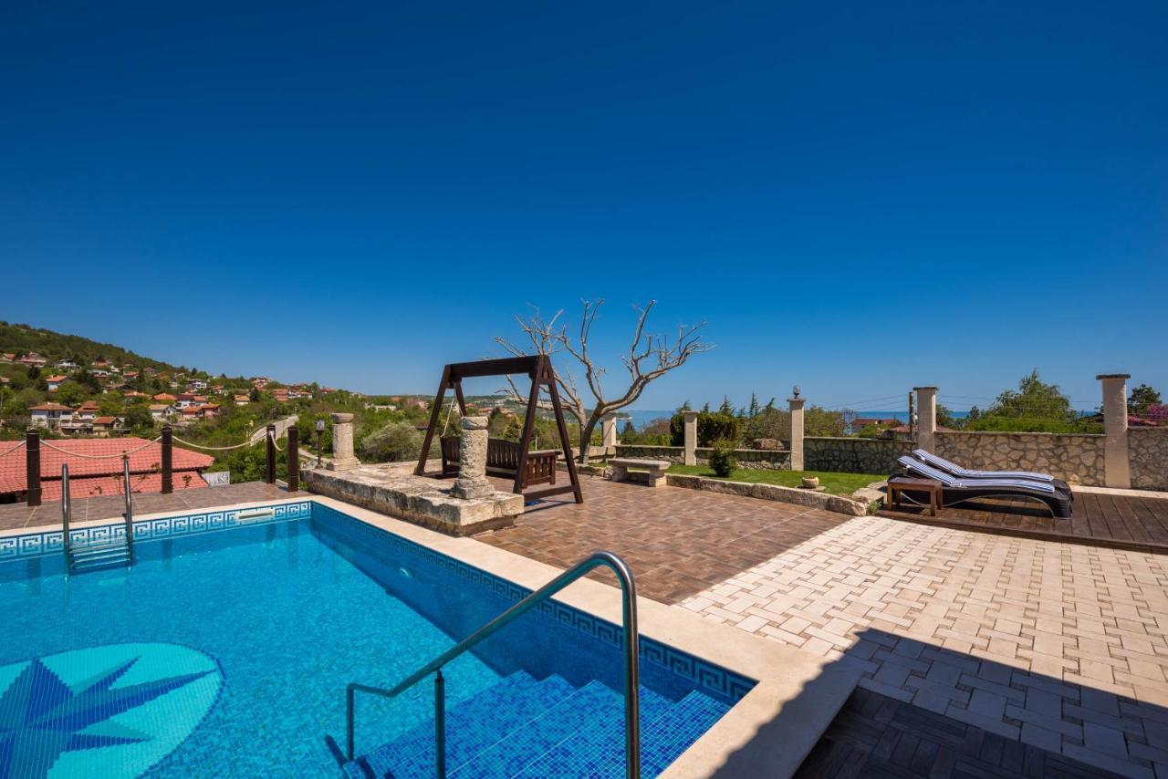 Villa Cook With Sea View - Heated Pool - At Baltsjik Eksteriør bilde