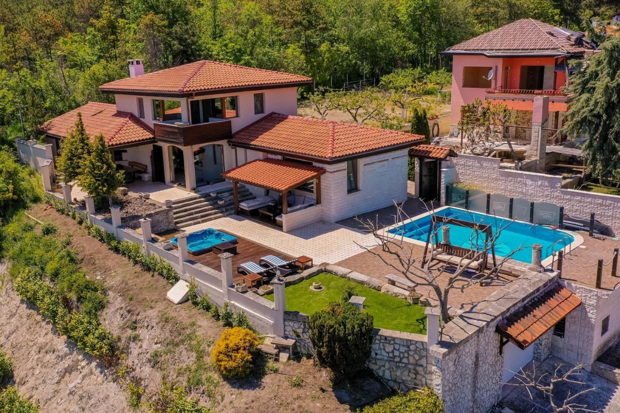 Villa Cook With Sea View - Heated Pool - At Baltsjik Eksteriør bilde
